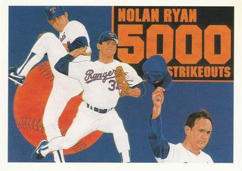 #34 Nolan Ryan - Texas Rangers - 1990 Upper Deck Baseball