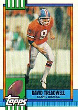 #34 David Treadwell - Denver Broncos - 1990 Topps Football
