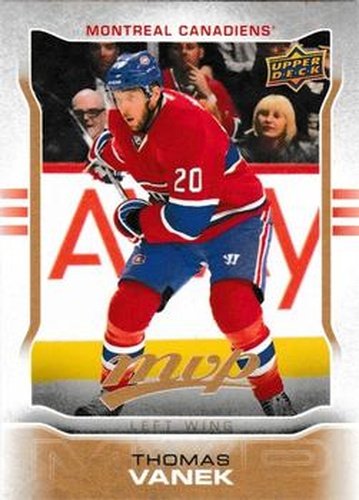 #34 Thomas Vanek - Montreal Canadiens - 2014-15 Upper Deck MVP Hockey