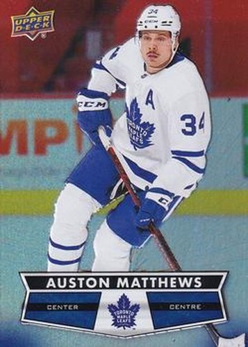 #34 Auston Matthews - Toronto Maple Leafs - 2021-22 Upper Deck Tim Hortons Hockey