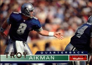#34 Troy Aikman - Dallas Cowboys - 1995 SkyBox Impact Football