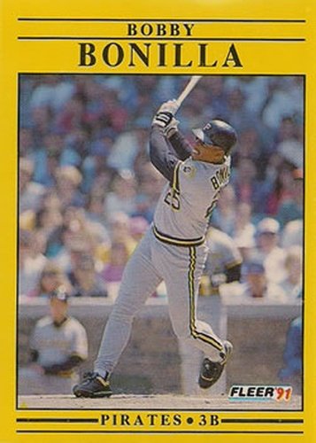 #34 Bobby Bonilla - Pittsburgh Pirates - 1991 Fleer Baseball