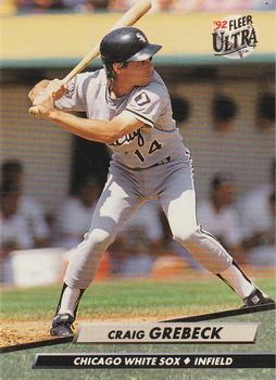 #34 Craig Grebeck - Chicago White Sox - 1992 Ultra Baseball
