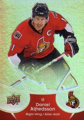 #34 Daniel Alfredsson - Ottawa Senators - 2009-10 Upper Deck McDonald's Hockey