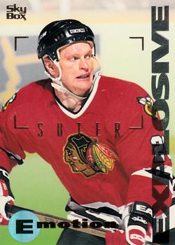 #34 Gary Suter - Chicago Blackhawks - 1995-96 SkyBox E-Motion Hockey