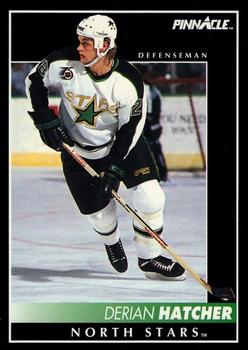 #34 Derian Hatcher - Minnesota North Stars - 1992-93 Pinnacle Canadian Hockey