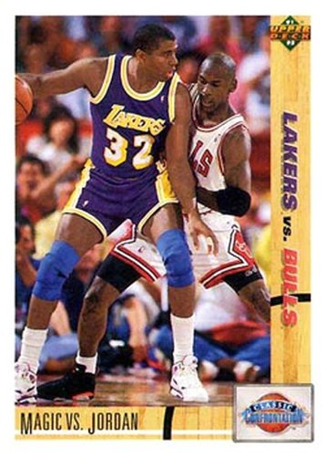 #34 Magic vs. Jordan - Los Angeles Lakers / Chicago Bulls - 1991-92 Upper Deck Basketball