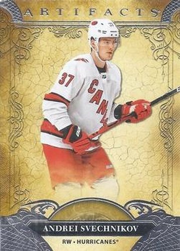 #34 Andrei Svechnikov - Carolina Hurricanes - 2020-21 Upper Deck Artifacts Hockey