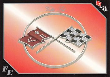 #34 Corvette Flag Emblem # 5 of 16 - 1991 Collect-A-Card Vette Set
