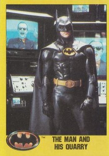#134 The Man and his Quarry - 1989 Topps Batman