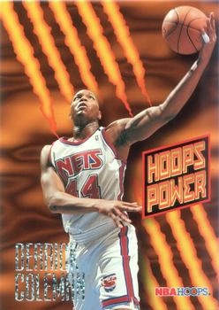 #PR-34 Derrick Coleman - New Jersey Nets - 1994-95 Hoops Basketball - Power Ratings