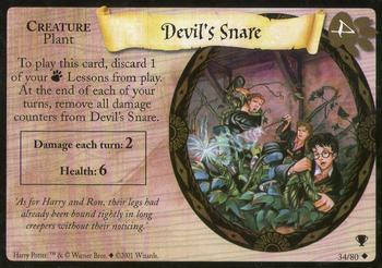 #34 Devil's Snare - 2001 Harry Potter Quidditch cup