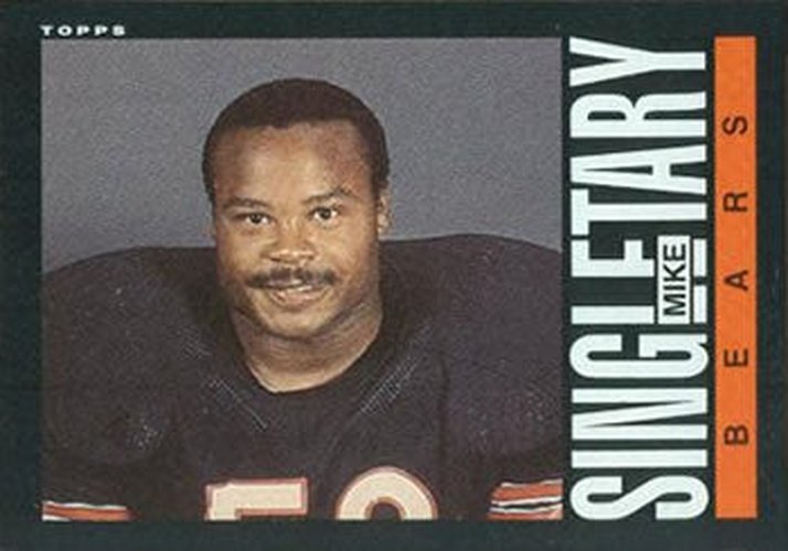 #34 Mike Singletary - Chicago Bears - 1985 Topps Football