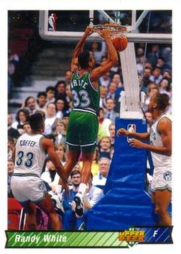 #34 Randy White - Dallas Mavericks - 1992-93 Upper Deck Basketball