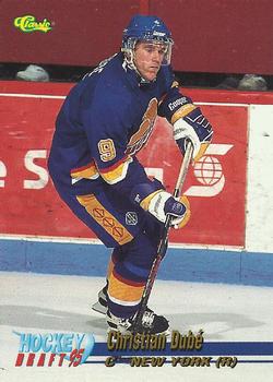 #34 Christian Dube - New York Rangers - 1995 Classic Hockey