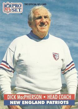#234 Dick MacPherson - New England Patriots - 1991 Pro Set Football