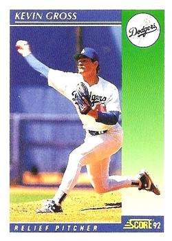 #34 Kevin Gross - Los Angeles Dodgers - 1992 Score Baseball