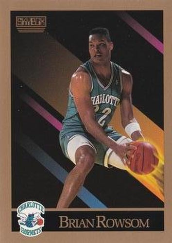 #34 Brian Rowsom - Charlotte Hornets - 1990-91 SkyBox Basketball