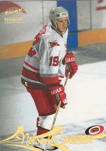 #34 Nelson Emerson - Carolina Hurricanes - 1997-98 Pacific Paramount Hockey
