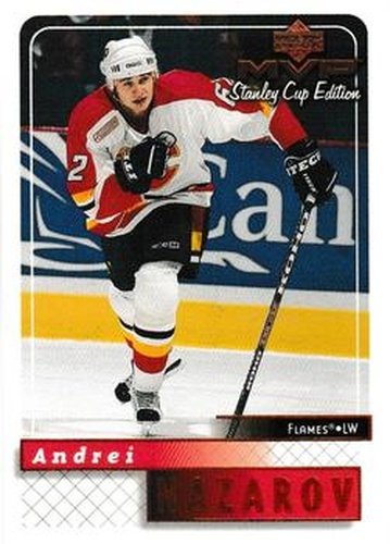 #34 Andrei Nazarov - Calgary Flames - 1999-00 Upper Deck MVP Stanley Cup Edition Hockey