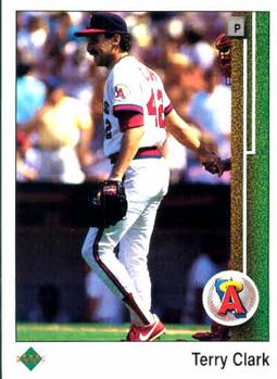#234 Terry Clark - California Angels - 1989 Upper Deck Baseball