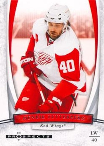 #34 Henrik Zetterberg - Detroit Red Wings - 2007-08 Fleer Hot Prospects Hockey