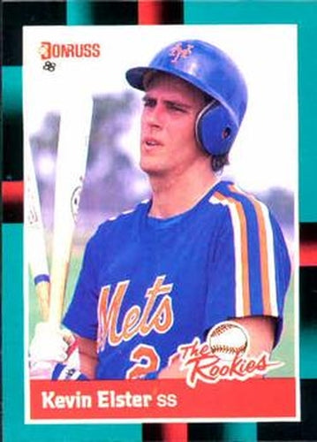 #34 Kevin Elster - New York Mets - 1988 Donruss The Rookies Baseball
