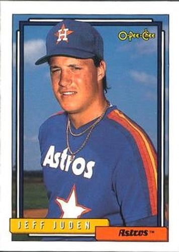 #34 Jeff Juden - Houston Astros - 1992 O-Pee-Chee Baseball