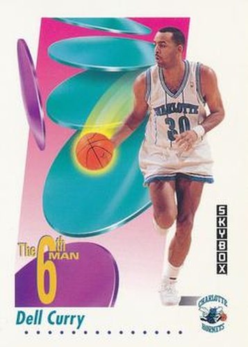 #434 Dell Curry - Charlotte Hornets - 1991-92 SkyBox Basketball