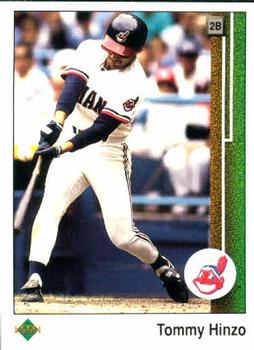 #34 Tommy Hinzo - Cleveland Indians - 1989 Upper Deck Baseball