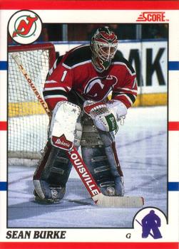 #34 Sean Burke - New Jersey Devils - 1990-91 Score Canadian Hockey