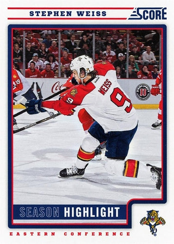 #34 Stephen Weiss - Florida Panthers - 2012-13 Score Hockey