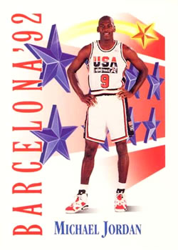 #534 Michael Jordan - USA - 1991-92 SkyBox Basketball