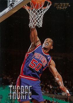 #34 Otis Thorpe - Detroit Pistons - 1996-97 Fleer Basketball