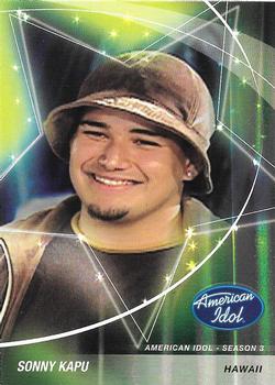 #34 Sonny Kapu - Hawaii - 2004 Fleer American Idol Season 3