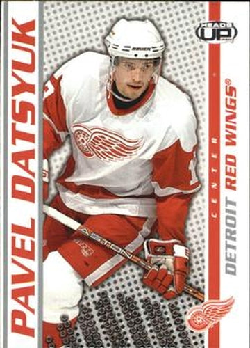 #34 Pavel Datsyuk - Detroit Red Wings - 2003-04 Pacific Heads Up Hockey