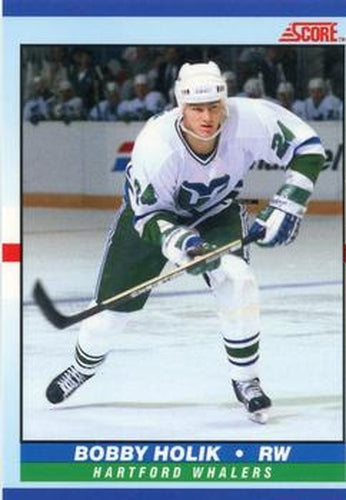 #34 Bobby Holik - Hartford Whalers - 1990-91 Score Young Superstars Hockey