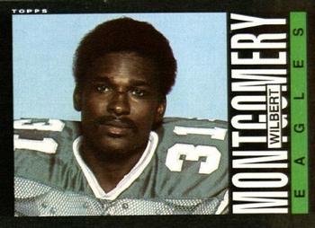 #134 Wilbert Montgomery - Philadelphia Eagles - 1985 Topps Football