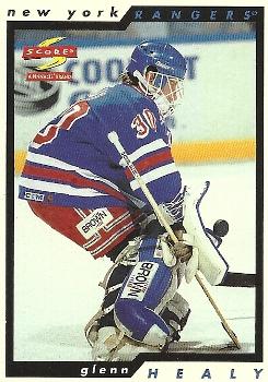 #34 Glenn Healy - New York Rangers - 1996-97 Score Hockey