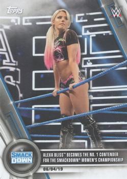 #34 Alexa Bliss Becomes the No. 1 Contender for the SmackDown Women's Championship - 2020 Topps WWE Women's Division Wrestling