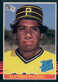 #34 Alfonso Pulido - Pittsburgh Pirates - 1985 Donruss Baseball