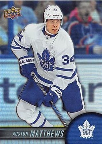 #34 Auston Matthews - Toronto Maple Leafs - 2017-18 Upper Deck Tim Hortons Hockey