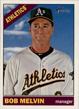 #34 Bob Melvin - Oakland Athletics - 2015 Topps Heritage Baseball