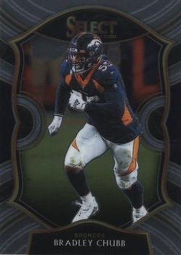 #34 Bradley Chubb - Denver Broncos - 2020 Panini Select Football