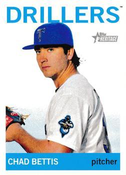 #34 Chad Bettis - Tulsa Drillers - 2013 Topps Heritage Minor League Baseball