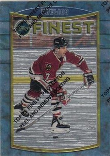 #34 Chris Chelios - Chicago Blackhawks - 1994-95 Finest Hockey