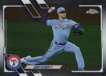 #34 Corey Kluber - Texas Rangers - 2021 Topps Chrome Baseball
