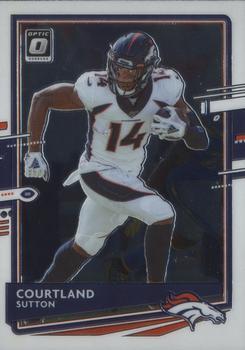 #34 Courtland Sutton - Denver Broncos - 2020 Donruss Optic Football