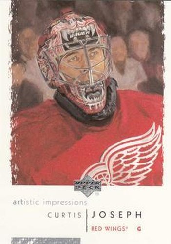 #34 Curtis Joseph - Detroit Red Wings - 2002-03 UD Artistic Impressions Hockey