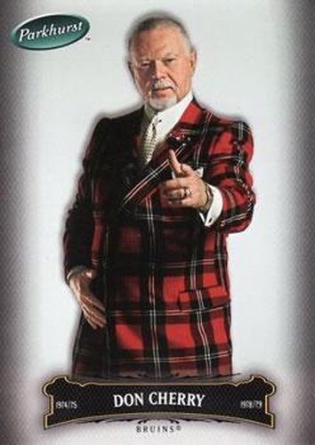 #34 Don Cherry - Boston Bruins - 2006-07 Parkhurst Hockey